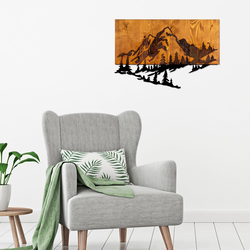 Wallity Zidna dekoracija Dag 2, 38x58 cm, Smeđe boje