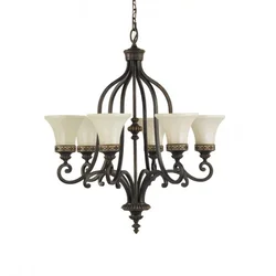 Feiss FE-DRAWING-ROOM6 - Luster na lancu DRAWING ROOM 6xE27/60W/230V