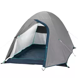 QUECHUA šator za kampiranje MH100 (za 2 osobe), sivi