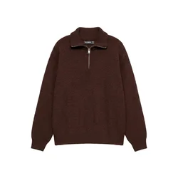 Pull&Bear Pulover rjava