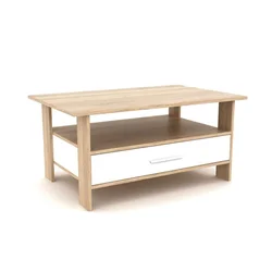 eoshop Konferenčna miza Alexandr 60×110 K145 (barva: Dsb-dub sonoma/bela mat)