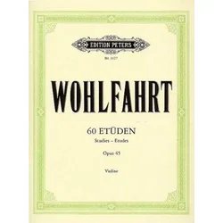 WOHLFAHRT:60 ETUDEN OP.45 VIOLINE
