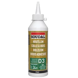 Lepilo za drvo D3 750g Soudal