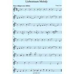 LISZT: LIEBESTRAUM NOTE