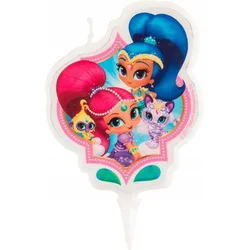 Svečka za torto - Shimmer & Shine 2D, 1 kos.