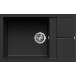 ELLECI Kuhinjsko korito UNICO 310 BLACK + SIFON