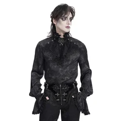 Moška srajca DEVIL FASHION - Cursed Prince - črna - SHT15601