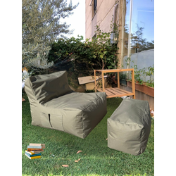ATELIER DEL SOFA Lazy bag set XXL Sedir Beige