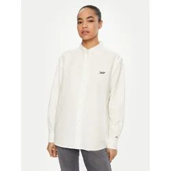 Tommy Jeans Srajca DW0DW19358 Bela Relaxed Fit