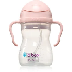 b.box steklenička Sippy s slamico blush