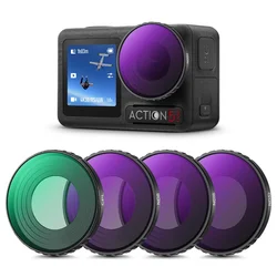 K&F DJI Osmo Action 4/5 PRO 4pcs Filter Kit (PL+ND8+ND16+ND32)