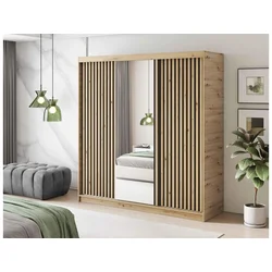 Garderobna omara z drsnimi vrati Emerio III - 180 cm