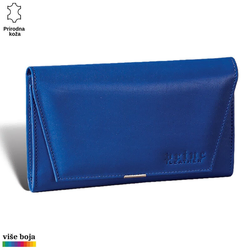 Princ Leather Ženski novčanik Trapez, Plava