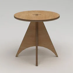 Hanah Home Trpezarijski sto Arcus, 75x75x75 cm, Smeđi