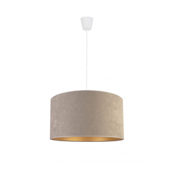 Duolla - Luster na sajli ROLLER 1xE27/40W/230V preč. 40 cm siva