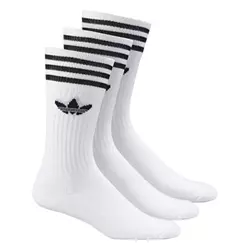 adidas Originals Solid Crew 3 Socks white/black Gr. 35/38 EU