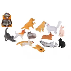 Teddies Pet farm plastika 5-8cm pes, mačka