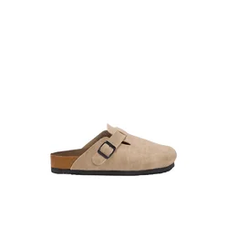 Trendyol Shoes Ženske papuče Takss25Te00001, Bež