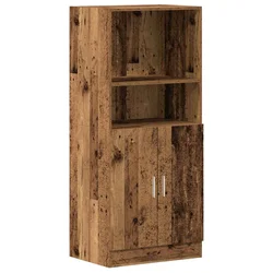 Kuhinjski ormarić boja staro drvo 57x41,5x131,5 cm drveni