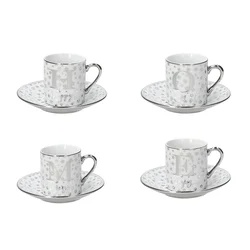 Tognana Set šoljica za kafu Home, 4 komada, Beli