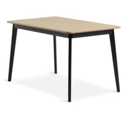 Trpezarijski sto JEGIND 80x130 natur hrast/crna