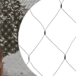 Božićna svjetlosna mreža hladna bijela 3 x 2 m 204 LED