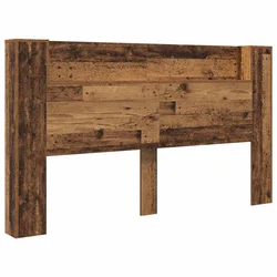 Krevetna ploča s LED-om Zidne Staro drvo 180 x 16,5 x 103,5 cm
