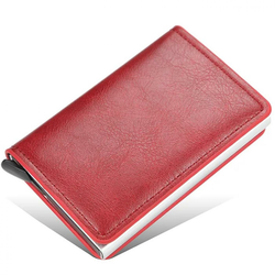 MINI WALLET Izmael KA-25551 - Bordo KP25551