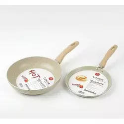 Lorme Granitni tiganj Basic, 28,cm + Granitni tiganj za palačinke Basic, 25 cm