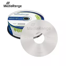 Mediarange DVD-R, MR403, 4,7 GB, 16x, kutija za kolače, pakiranje od 25 komada, bez mogućnosti ispisa, 12 cm, standardno, za arhiviranje podataka