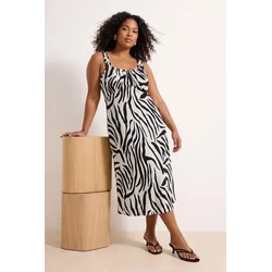 Trendyol Curve Ženska haljina Tbbss25Ah00181, Crna