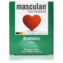 Masculan Anatomic anatomski kondomi pakovanje od 3 kondoma