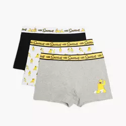 Cropp - Pakovanje od 3 para bokserica The Simpsons - white