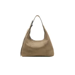Pull&Bear Torba za čez ramo brokat / srebrna