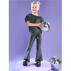 Sinsay - Komplet: bluza i pantalone - srebro