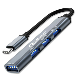 HUB adapter USB c 3.1 4 v 1, USB 3.0, 3x USB 2