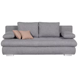 SOFA LEŽAJ tekstil siva