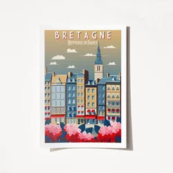 Wallity Poster Bretagne Bienvenue En France-1955, 50x70 cm