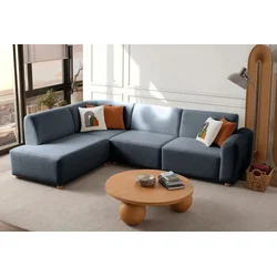 ATELIER DEL SOFA Ugaona garnitura S Loft Left Blue