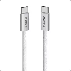 ANKER Zolo USB tip-C kabl M/M 1m, za Apple, super brzo punjenje 240W/480Mbps, pleteni, beli