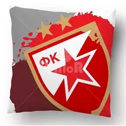 Jastučić ukrasni Crvena Zvezda Grb 40x40 cm