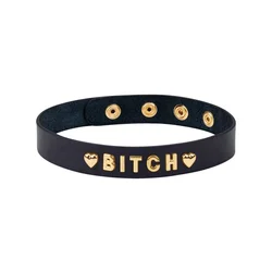 shumee Gold Word Choker-Bitch Liebe Seele