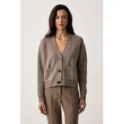 Weekend Max Mara Pletena jopica Filmato 2625346102 Rjava Regular Fit