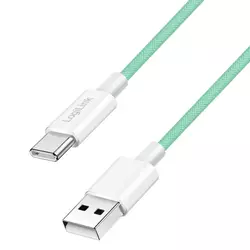 Logilink USB 2.0 Type C cable, C/M na USB - A/M, zelena, 1.0m ( 6423 )