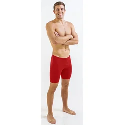 Mens swimsuit finis jammer solid red 36