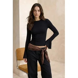 Trendyol Milla Ženska bluza, Crna