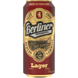 Berliner Geschichte Lager (Super Strong) Pivo, 0.5l