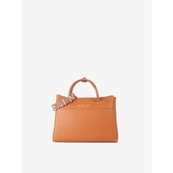 VALENTINO Nakupovalna torba Sac Cabas Alexia Marron Femme Cuoio rjava