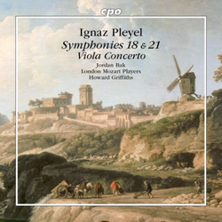PLEYEL:SYMPHONIES 18 & 21/VIOLA CONCERTO