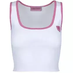 Chiara Ferragni Ženski top 21PE-CFTP025 WHITE, Beli
